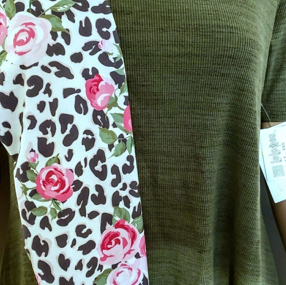 NWT SET LuLaRoe 2XS Perfect T & CP Tween Leopard Leggings - Picture 6 of 12